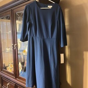 Calvin Klein Blue dress- no belt